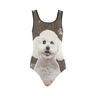 Bichon Frise Dog Vest One Piece Swimsuit - TeeAmazing