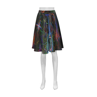 Staffordshire Bull Terrier Glow Design Athena Women's Short Skirt - TeeAmazing