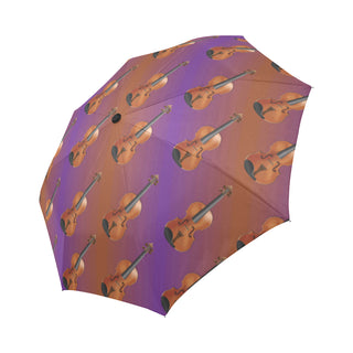 Violin Pattern Auto-Foldable Umbrella - TeeAmazing