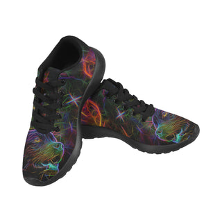 Lab Glow Design 2 Black Sneakers for Women - TeeAmazing