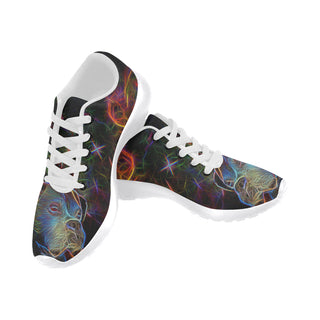 Boxer Glow Design 1 White Sneakers Size 13-15 for Men - TeeAmazing