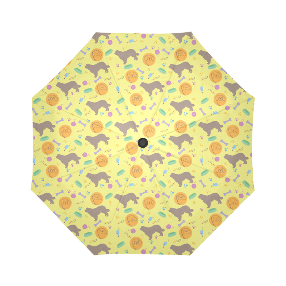 Newfoundland Pattern Auto-Foldable Umbrella - TeeAmazing