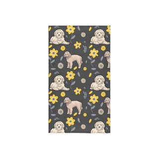 Goldendoodle Flower Custom Towel 16"x28" - TeeAmazing