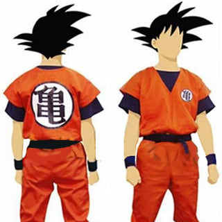 Two Style Dragon Ball Z Son Goku Kids Adult Cosplay Costume Set - TeeAmazing