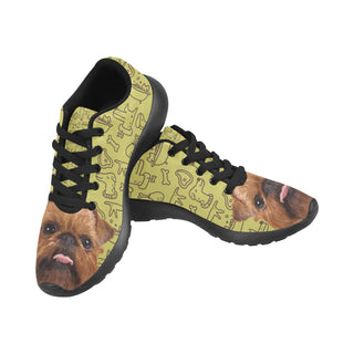 Brussels Griffon Black Sneakers Size 13-15 for Men - TeeAmazing
