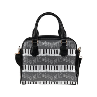 Piano Pattern Shoulder Handbag - TeeAmazing