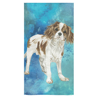 Cavalier King Charles Spaniel Water Colour No.1 Bath Towel 30"x56" - TeeAmazing