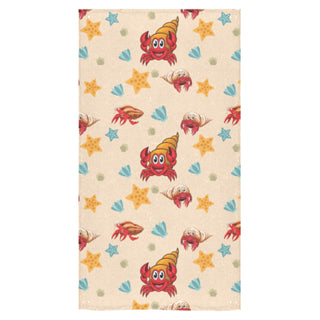 Hermit Crab Pattern Bath Towel 30"x56" - TeeAmazing