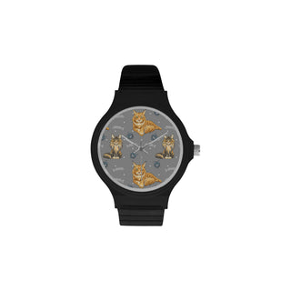 Maine Coon Unisex Round Plastic Watch - TeeAmazing