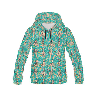 Airedale Terrier Pattern All Over Print Hoodie for Women - TeeAmazing