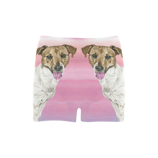 Jack Russell Terrier Water Colour No.1 Briseis Skinny Shorts - TeeAmazing