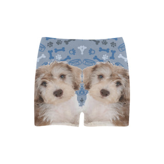 Schnoodle Dog Briseis Skinny Shorts (Model L04) - TeeAmazing