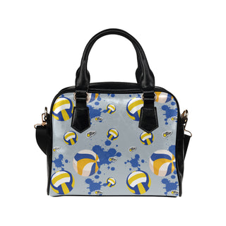 Volleyball Pattern Shoulder Handbag - TeeAmazing