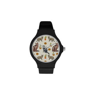 Ocicat Unisex Round Plastic Watch - TeeAmazing