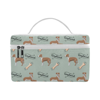 Greyhound Pattern Cosmetic Bag/Large - TeeAmazing