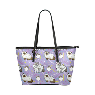 Ragdoll Leather Tote Bag/Small - TeeAmazing