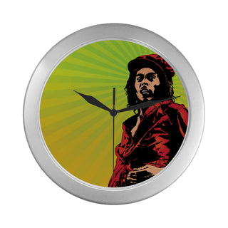 Bob Marley Silver Color Wall Clock - TeeAmazing