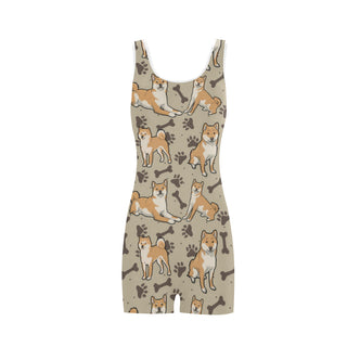 Shiba Inu Classic One Piece Swimwear - TeeAmazing