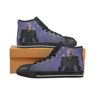 Miraak Black High Top Canvas Shoes for Kid - TeeAmazing