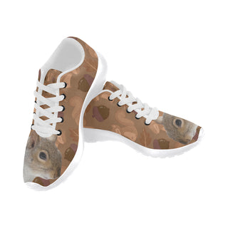 Squirrel White Sneakers for Men - TeeAmazing