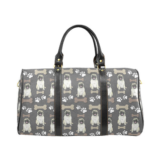 Pug Water Colour Pattern No.2 New Waterproof Travel Bag/Small - TeeAmazing