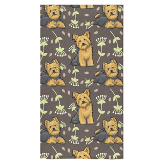 Cairn terrier Flower Bath Towel 30"x56" - TeeAmazing