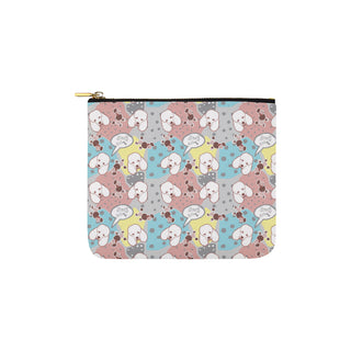 Poodle Pattern Carry-All Pouch 6x5 - TeeAmazing