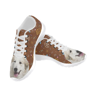 Great Pyrenees Dog White Sneakers Size 13-15 for Men - TeeAmazing