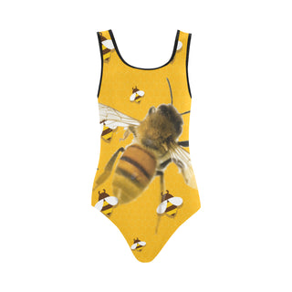 Bee Lover Vest One Piece Swimsuit - TeeAmazing