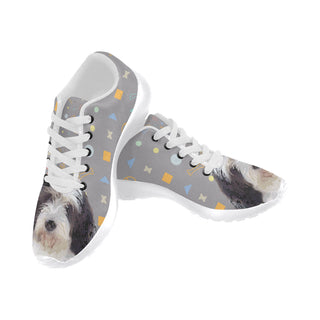 Petit Basset Griffon Vendéen White Sneakers Size 13-15 for Men - TeeAmazing