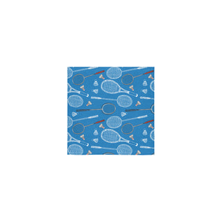 Badminton Pattern Square Towel 13x13 - TeeAmazing