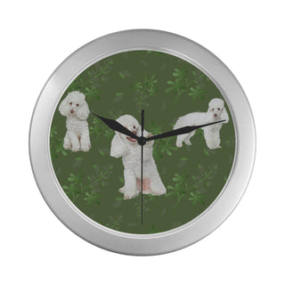 Poodle Lover Silver Color Wall Clock - TeeAmazing