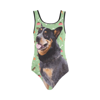 Australian Cattle Dog Vest One Piece Swimsuit - TeeAmazing