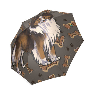 Shetland Sheepdog Dog Foldable Umbrella - TeeAmazing