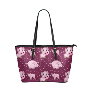 Pig Leather Tote Bag/Small - TeeAmazing