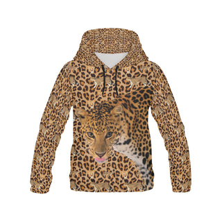 Leopard All Over Print Hoodie for Women - TeeAmazing