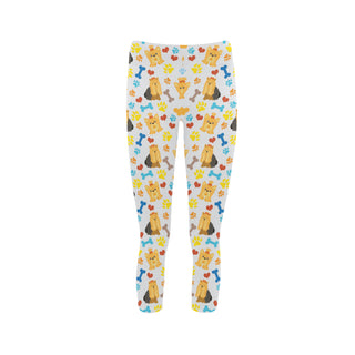 Shih Tzu Pattern Capri Legging - TeeAmazing