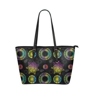 Chakra Leather Tote Bag/Small - TeeAmazing