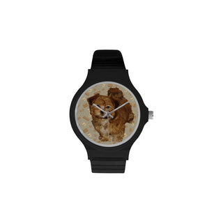 Shorkie Dog Unisex Round Plastic Watch - TeeAmazing
