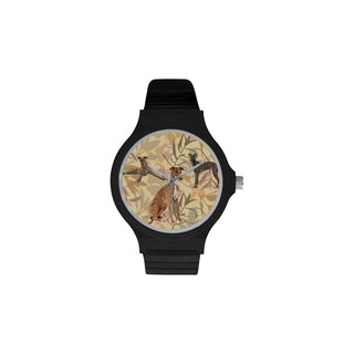 Greyhound Lover Unisex Round Plastic Watch - TeeAmazing