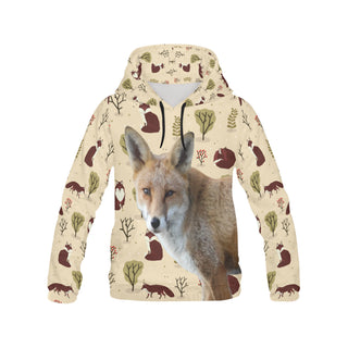 Fox All Over Print Hoodie for Women - TeeAmazing