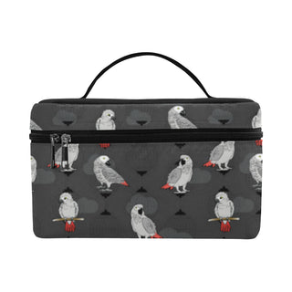 African Greys Cosmetic Bag/Large - TeeAmazing