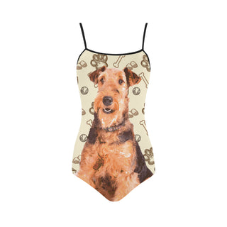 Airedale Terrier Strap Swimsuit - TeeAmazing