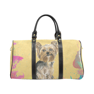 Yorkshire Terrier Water Colour No.1 New Waterproof Travel Bag/Small - TeeAmazing