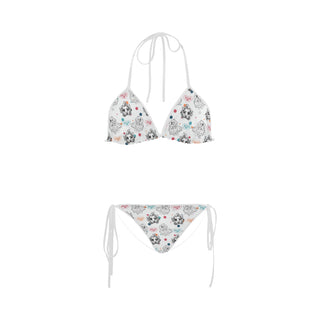 Maltese Pattern Custom Bikini Swimsuit - TeeAmazing