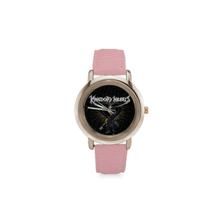 Kingdom Hearts Lover Women's Rose Gold Leather Strap Watch - TeeAmazing