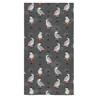 African Greys Bath Towel 30"x56" - TeeAmazing