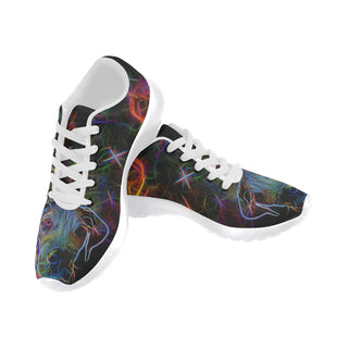 Great Dane Glow Design 3 White Sneakers for Men - TeeAmazing