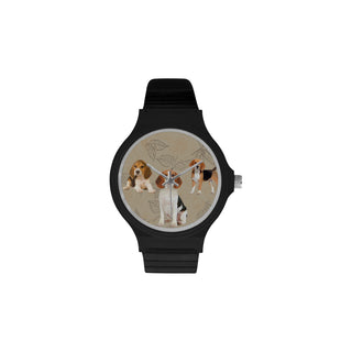 Beagle Lover Unisex Round Plastic Watch - TeeAmazing