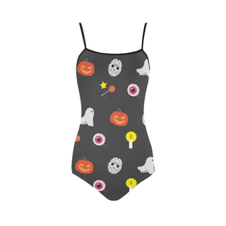 Halloween Pattern Strap Swimsuit - TeeAmazing